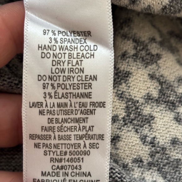 MONTEAU Knit Plaid Belted Dress - Picture 7 of 7